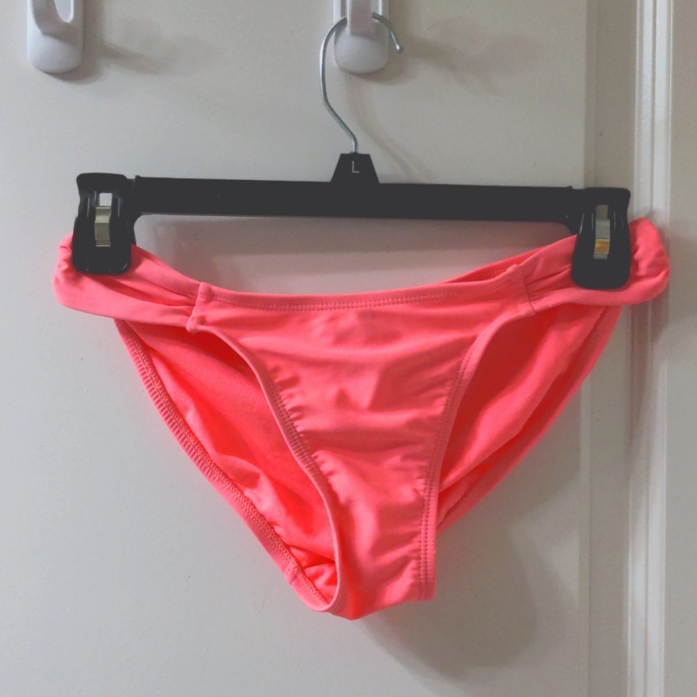 Old Navy XS Hot Coral Pink Orange Bikini Bottom Women's Swimwear 👙